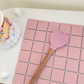 Lovely Pink Love Silicone Spatula