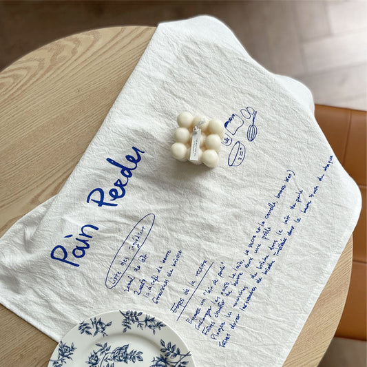 Handwritten Print Cloth Napkin