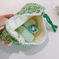 Lovely Flower pattern Cosmetic Pouch Bag