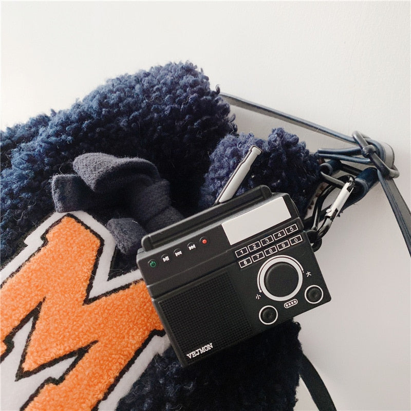 Cute Cassette Player AirPods Case