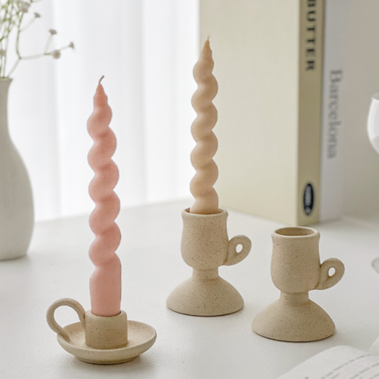 Ceramic Taper Candle Holder