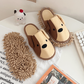 Cute Dog Washable Dust Mop Slippers