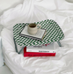 Retro Checkerboard Bed Lazy Table