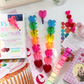 Lovely Heart 6 Colors Highlighter Pen