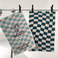 Cute Checkered mini Rug Bath Mat