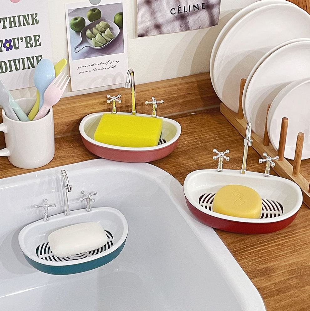 Cute mini Bathroom sink Soap holder