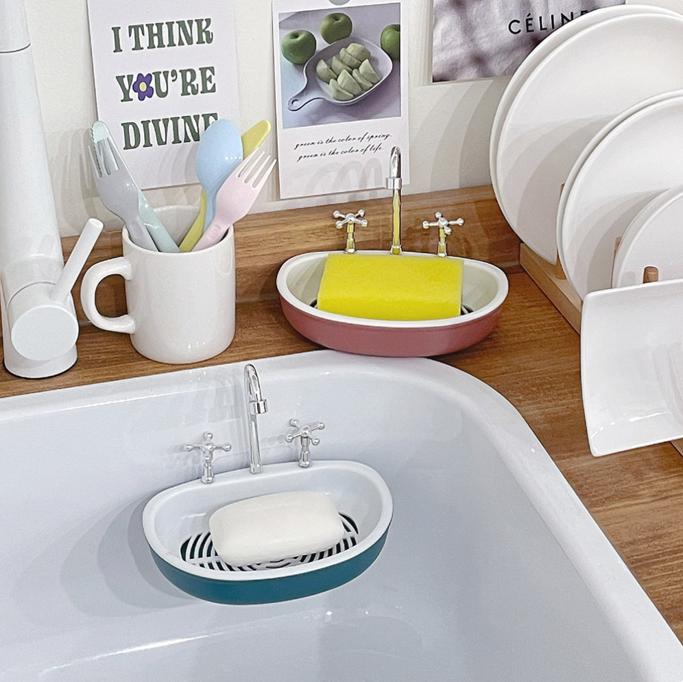 Cute mini Bathroom sink Soap holder