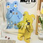 Cute Acrylic Bear Jewelry Display Stand Rack