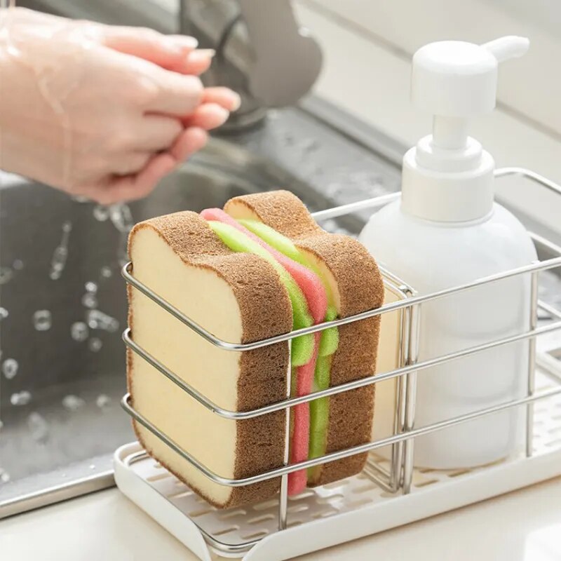 Cute Toast Sandwich Cleaning Sponge