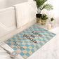 Cute Checkered mini Rug Bath Mat