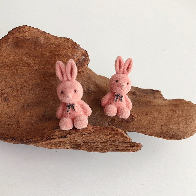 Cute Bunny Stud Earrings