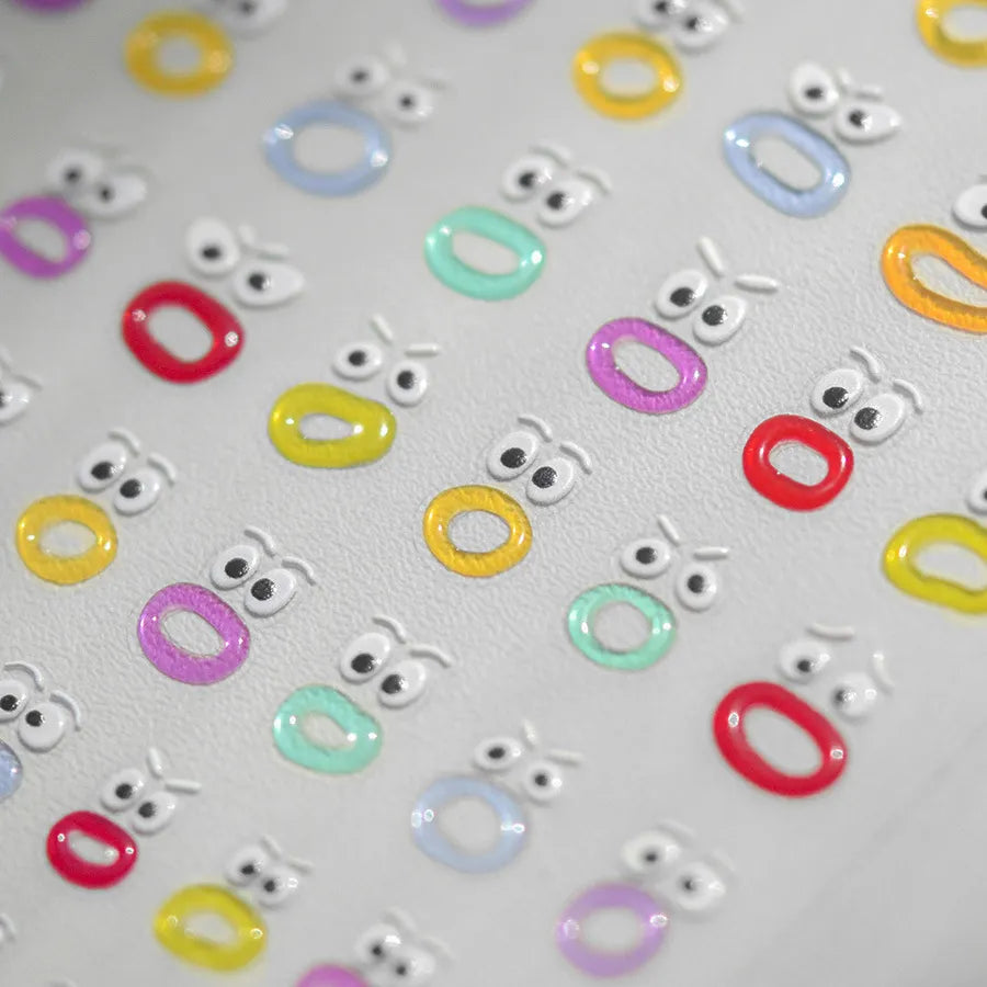 Big Mouth Monster Nail Stickers