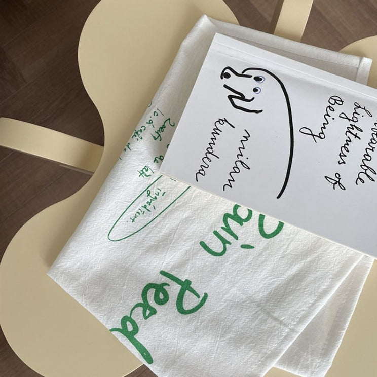 Handwritten Print Cloth Napkin