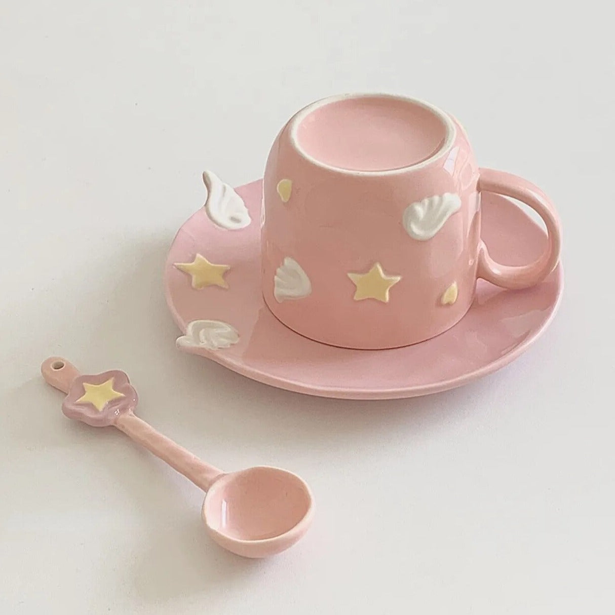 Cute Pink Star Dinnerware