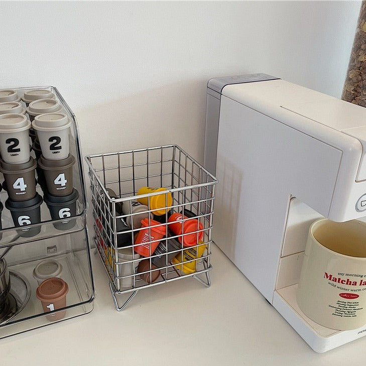 Mini Desktop Basket Storage