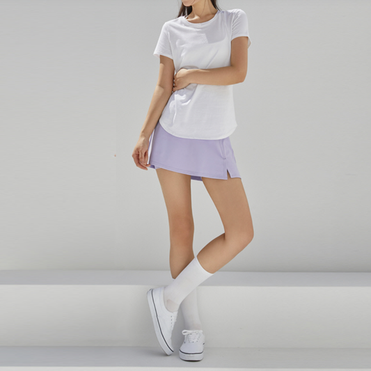 Active High-Rise Mini Tennis Skirt