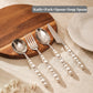 Lovely Pearl Cutlery Knife Fork Spoon Set