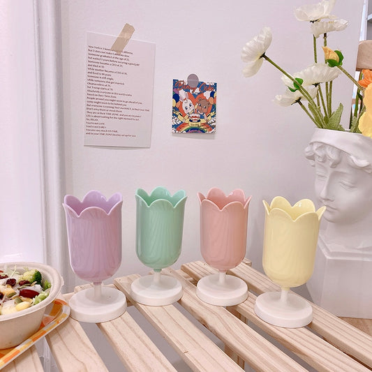 Lovely Pastel Tulip Pen Holder