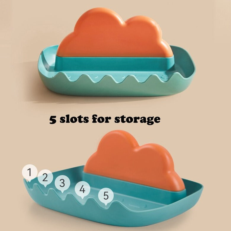 Cloud Silicone Pot Lid Utensil Holder