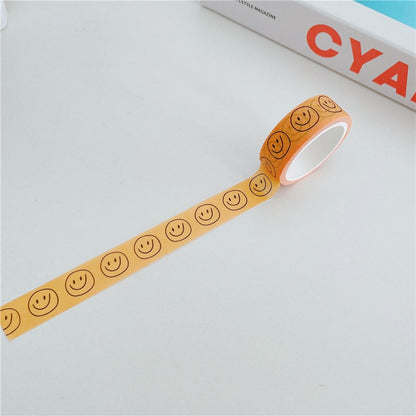 Cute Happy Face Journal Decor Tape