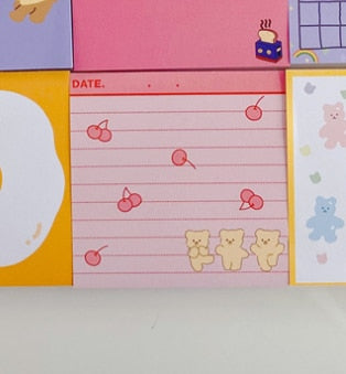 50 Sheets Cute K-style Planner Sticky Notepad