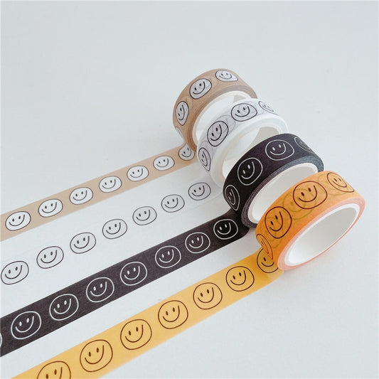 Cute Happy Face Journal Decor Tape