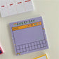 50 Sheets Cute K-style Planner Sticky Notepad