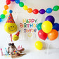 Rainbow Color Birthday Decoration Tapestry Photo Prop