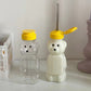 8oz Cute Bear Water Bottle 5pc set