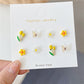 Lovely Little Flower Earrings Set