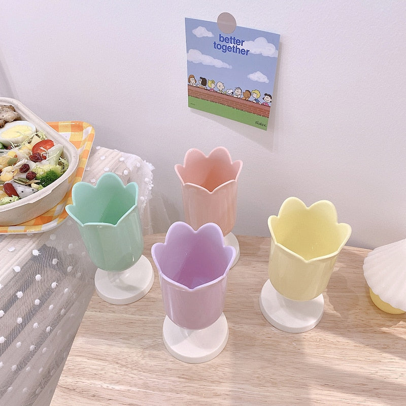 Lovely Pastel Tulip Pen Holder