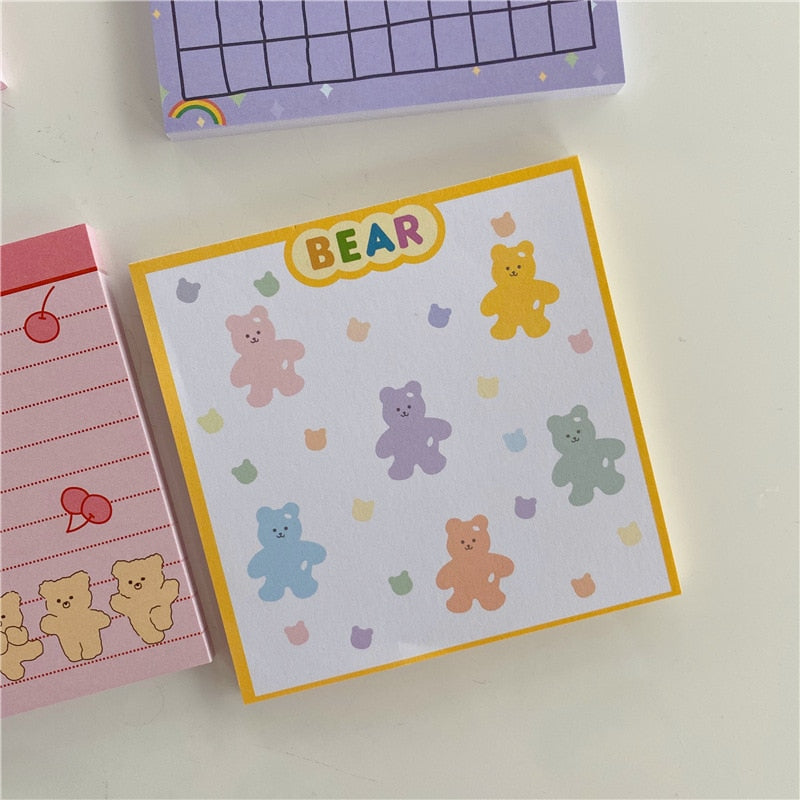 50 Sheets Cute K-style Planner Sticky Notepad