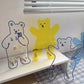 Cute Acrylic Bear Jewelry Display Stand Rack