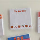 50 Sheets Cute K-style Planner Sticky Notepad