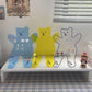 Cute Acrylic Bear Jewelry Display Stand Rack