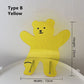 Cute Acrylic Bear Jewelry Display Stand Rack