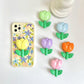 K-style Adorable 3D Flower Phone Grip