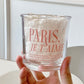 Je t'aime Glass Cold Cup