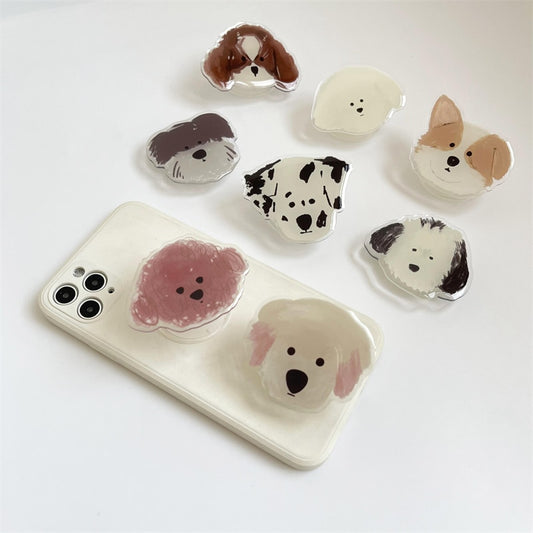 Adorable Puppy Phone Grip