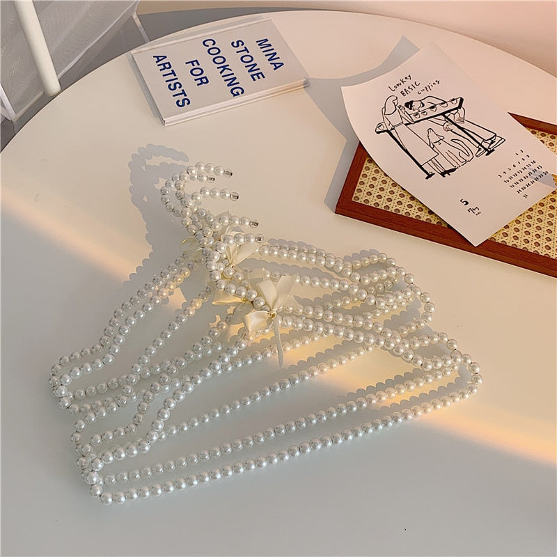 K-style Lovely Pearl and Glitters Clothing Hanger