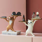 Adorable Dancing Cat figure with Tray