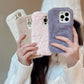 Cute Warm Faux Fur Plush Phone Case For iPhone