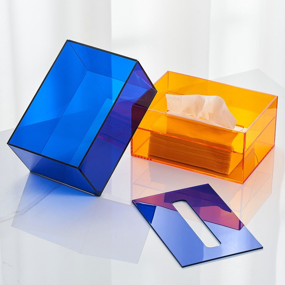 K-style Acrylic Tissue Box Holder Dispenser