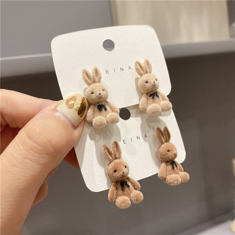 Cute Bunny Stud Earrings