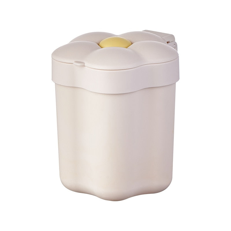 Cute Daisy Flower Mini Trash Can