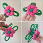 Pink Daisy Flower Hair Claw