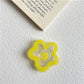 Transparent Solid Color Flower Extendable Phone Grip