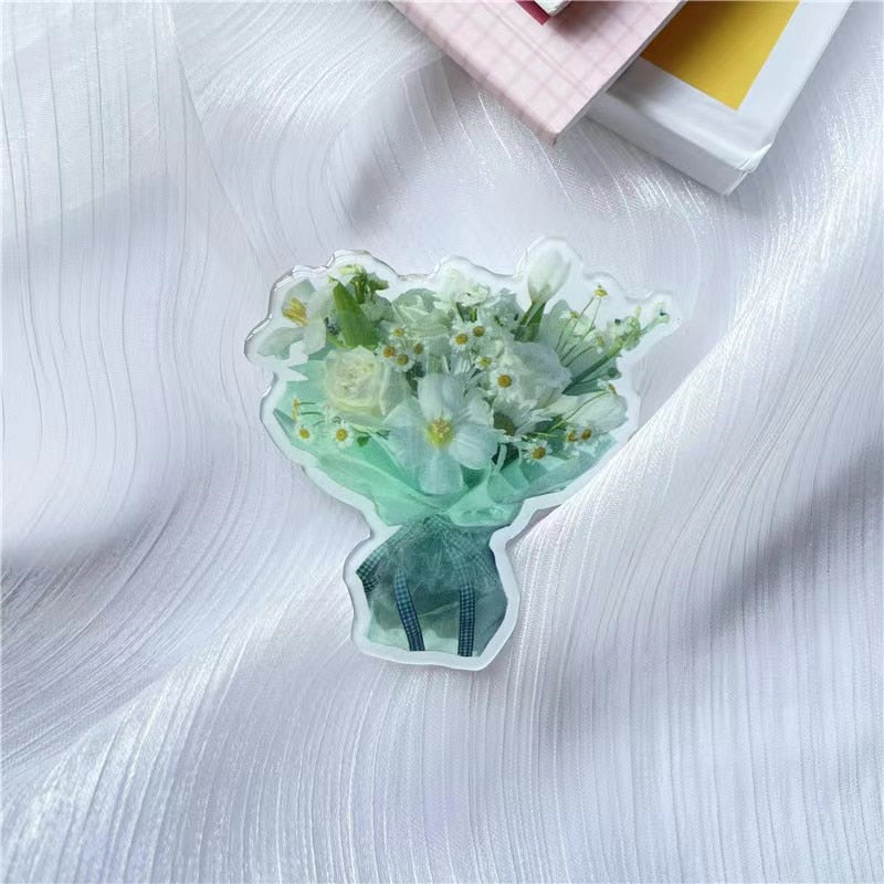 K-style Flower Bouquet Phone Grip holder