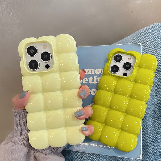 Cute 3D Chocolate Block iPhone Case