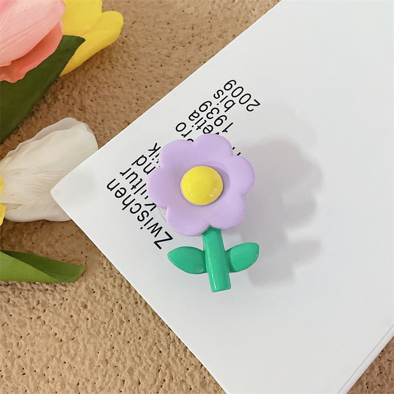 K-style Adorable 3D Flower Phone Grip